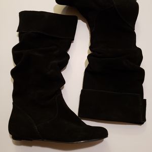 Bonanza Black Suede Boots